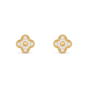 Vintage Alhambra Earrings with Diamonds