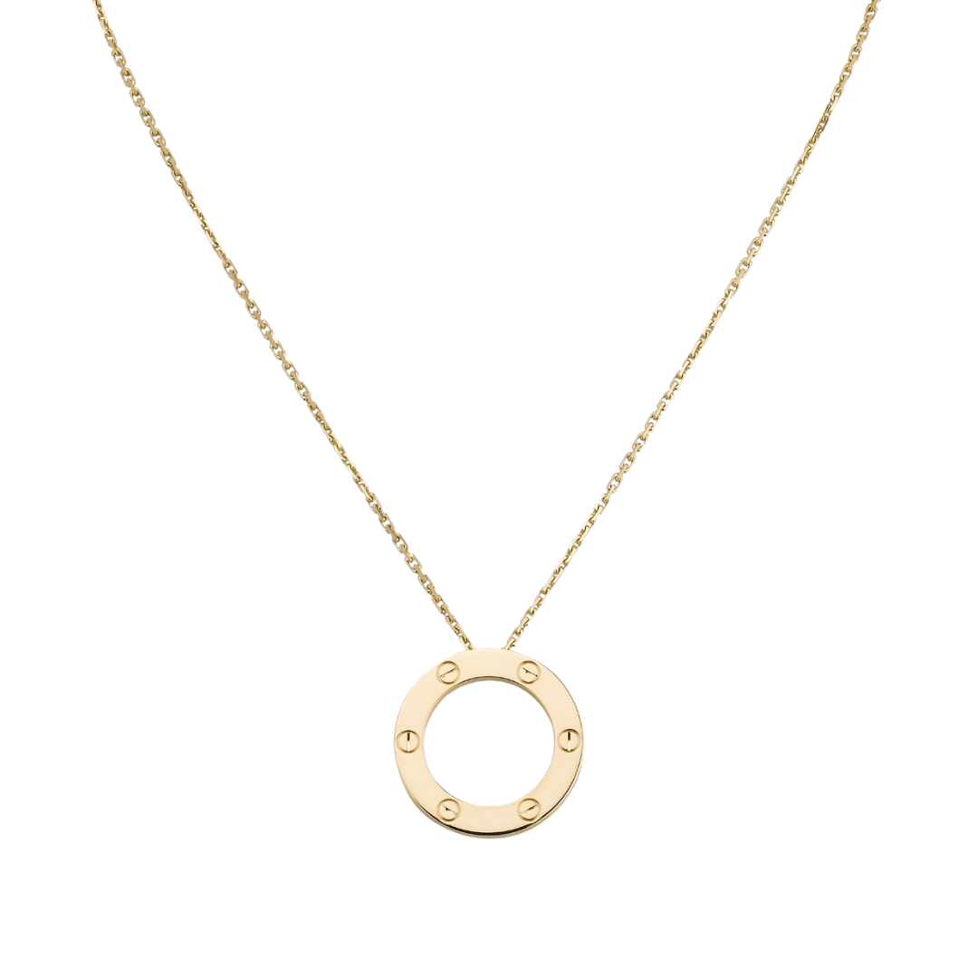 Love Pendant 18ct Yellow Gold
