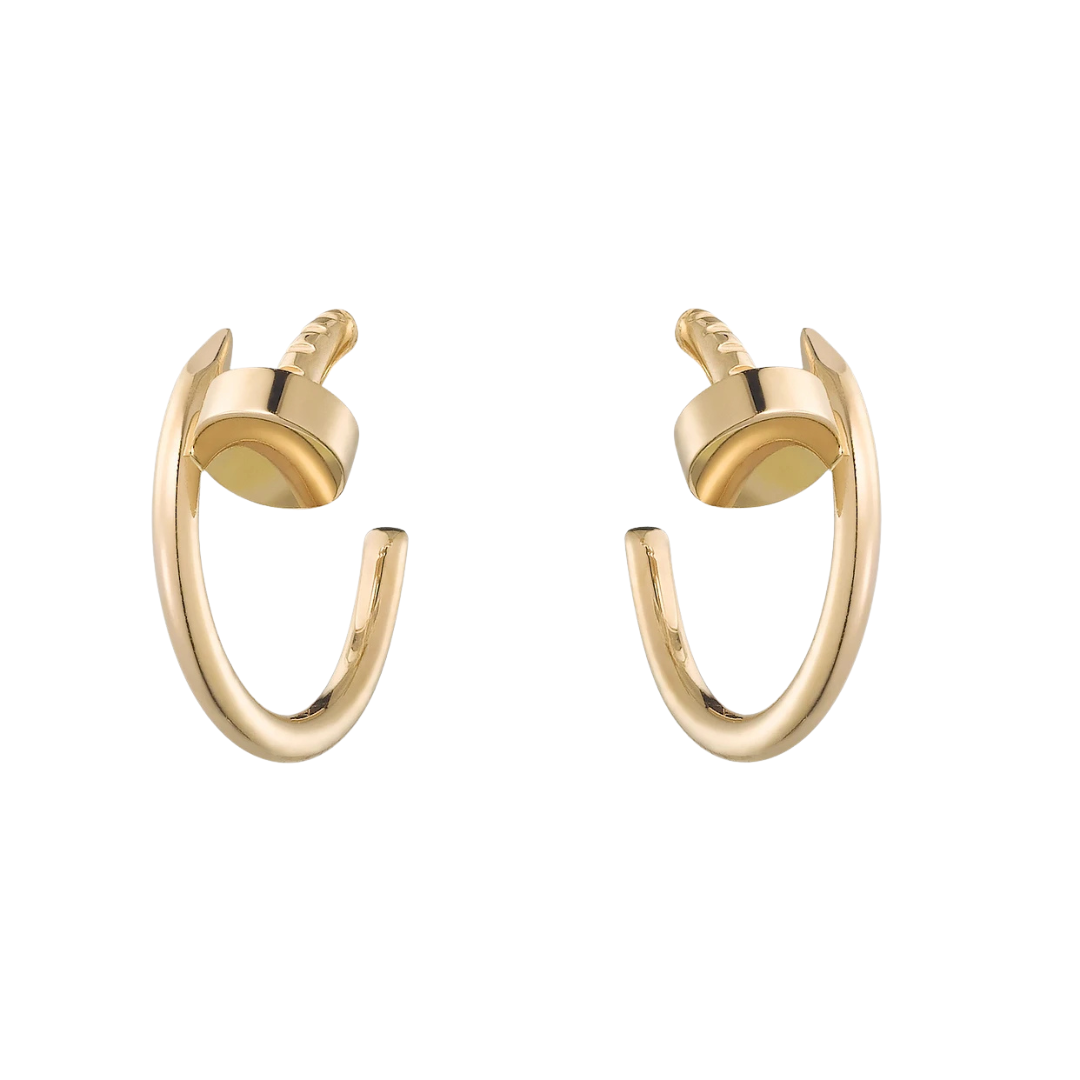 Juste Un Clou Hoop Earrings Small 18ct Gold