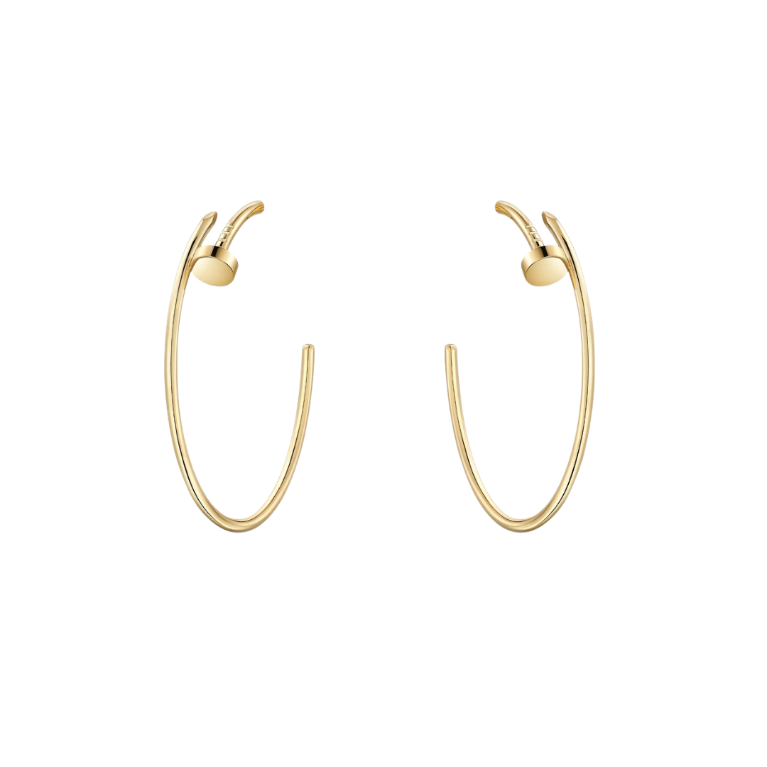 Juste Un Clou Hoop Earrings Large 18ct Gold