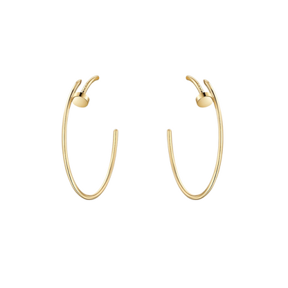 Juste Un Clou Hoop Earrings Large 18ct Gold