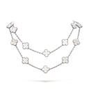 Belle Vante Necklace 20 Motifs Mother-Of-Peal 18K White Gold