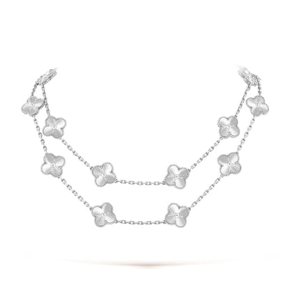 Belle Vante Necklace 20 Motifs 18K White Gold