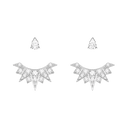 Medium White Gold Diamond Sunlight Earrings