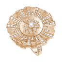Medium Rose Gold Diamond Decor Palace Ring