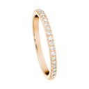 Small Rose Gold Diamond Wedding Ring
