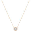 Medium Rose Gold Mother-of-Pearl Diamond Pendant
