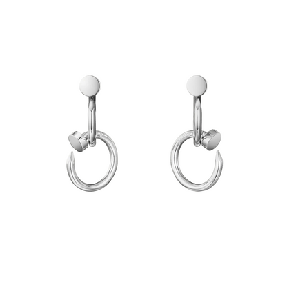 Juste Un Clou Double Hoop Earrings 18ct Gold