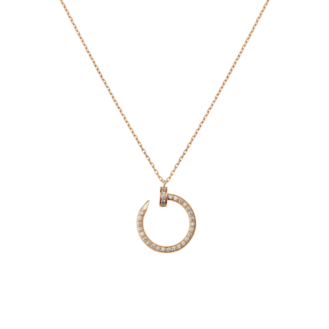 Juste Un Clou Pendant Paved Diamonds 18ct Gold
