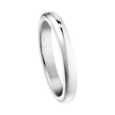 Medium Platinum Limelight Wedding Ring