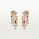 Belle Vante Panthère Small Paved Earrings Rose Gold Diamonds