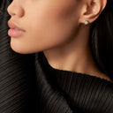Belle Vante Trinity Stud Earrings Brilliant-Cut Diamonds 18k Gold