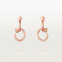 Belle Vante Juste un Clou Double Earrings Rose Gold 5mm