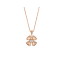 Fiorever Necklace Belle Vante Ethical Rose Gold Diamonds