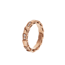 Serpenti Viper Ring Belle Vante Ethical Rose Gold Diamonds