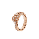 Serpenti Viper Ring Belle Vante Ethical Rose Gold Diamonds