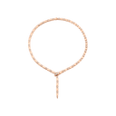 Serpenti Viper Necklace Belle Vante Ethical Rose Gold Pavé Diamonds