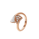 Divas' Dream Ring Belle Vante Ethical Rose Gold Diamonds Mother of Pearl