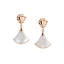 Divas' Dream Earrings Belle Vante Ethical Rose Gold Mother-of-Pearl Diamonds