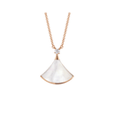 Divas' Dream Necklace Belle Vante Ethical Rose Gold Diamonds Mother of Pearl