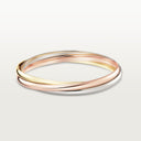 Belle Vante Trinity Bracelet Classic Model 3-Tone Gold