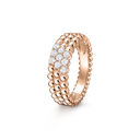 Perlée Diamonds Ring 3 Rows with Diamond