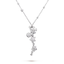 Folie des Prés Pendant with Diamonds in 18K White Gold