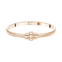 Medium Rose Gold Diamond Bangle Bracelet