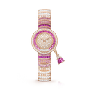 Sweet Charms Watch in 18K Rose Gold with Diamonds and Sapphires