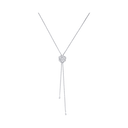 Medium White Gold Diamond Pendant