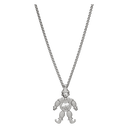 Happy Clown Pendant Diamond Ethical White Gold 792246-1001