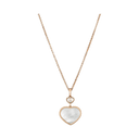 Happy Hearts Pendant Belle Vante Ethical Rose Gold Diamond Mother-of-Pearl