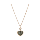 Happy Hearts Pendant Belle Vante Ethical Rose Gold Diamond Black Tahitian Mother-of-Pearl