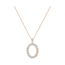 L'Heure du Diamant Marquise Pendant Ethical Rose Gold Diamonds
