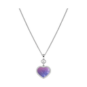 Happy Hearts Pendant Belle Vante Ethical White Gold Diamonds Gradient-Coloured Mother-of-Pearl