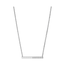Ice Cube Necklace Ethical White Gold Half-Set Diamonds 817702-1002