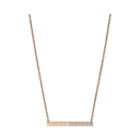 Ice Cube Necklace Ethical Rose Gold Half-Set Diamonds 817702-5002