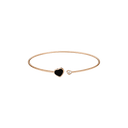 Happy Hearts Choker Belle Vante Ethical Rose Gold Diamond Onyx