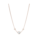 Happy Hearts Necklace Belle Vante Ethical Rose Gold Diamonds Mother-of-Pearl @81A082-5301