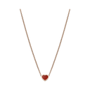 My Happy Hearts Necklace Belle Vante Ethical Rose Gold Carnelian @81A086-5801