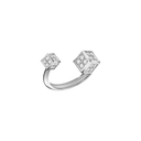 Ice Cube Be Cube Ring Belle Vante Ethical White Gold Diamond @82A661-1010