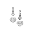 Happy Hearts Earrings Belle Vante Ethical White Gold Diamonds 837482-1009