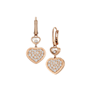 Happy Hearts Earrings Belle Vante Ethical Rose Gold Diamonds 837482-5009