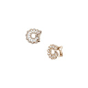 Precious Lace Vague Earrings Belle Vante Ethical Rose Gold Diamonds