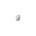 Ice Cube Single Clip-On Belle Vante Ethical White Gold @849834-1001