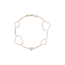 Happy Hearts Bracelet Diamond Ethical Rose Gold 857482-5001