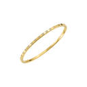 Ice Cube Bangle Belle Vante Ethical Yellow Gold Half-Set Diamonds