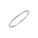 Ice Cube Bangle Belle Vante Ethical White Gold Half-Set Diamonds