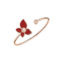 Happy Butterfly X Mariah Carey Bangle Belle Vante Ethical Rose Gold Diamond Carnelian