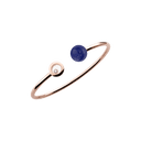 Happy Diamonds Planet Bangle Belle Vante Ethical Rose Gold Diamond Lapis Lazuli